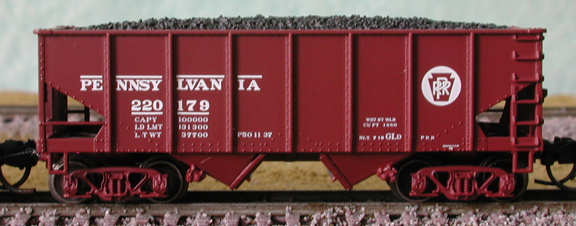 Hay Brothers COAL LOAD Fits BLUFORD SHOPS 70-Ton Offset-Side Hopper Cars 